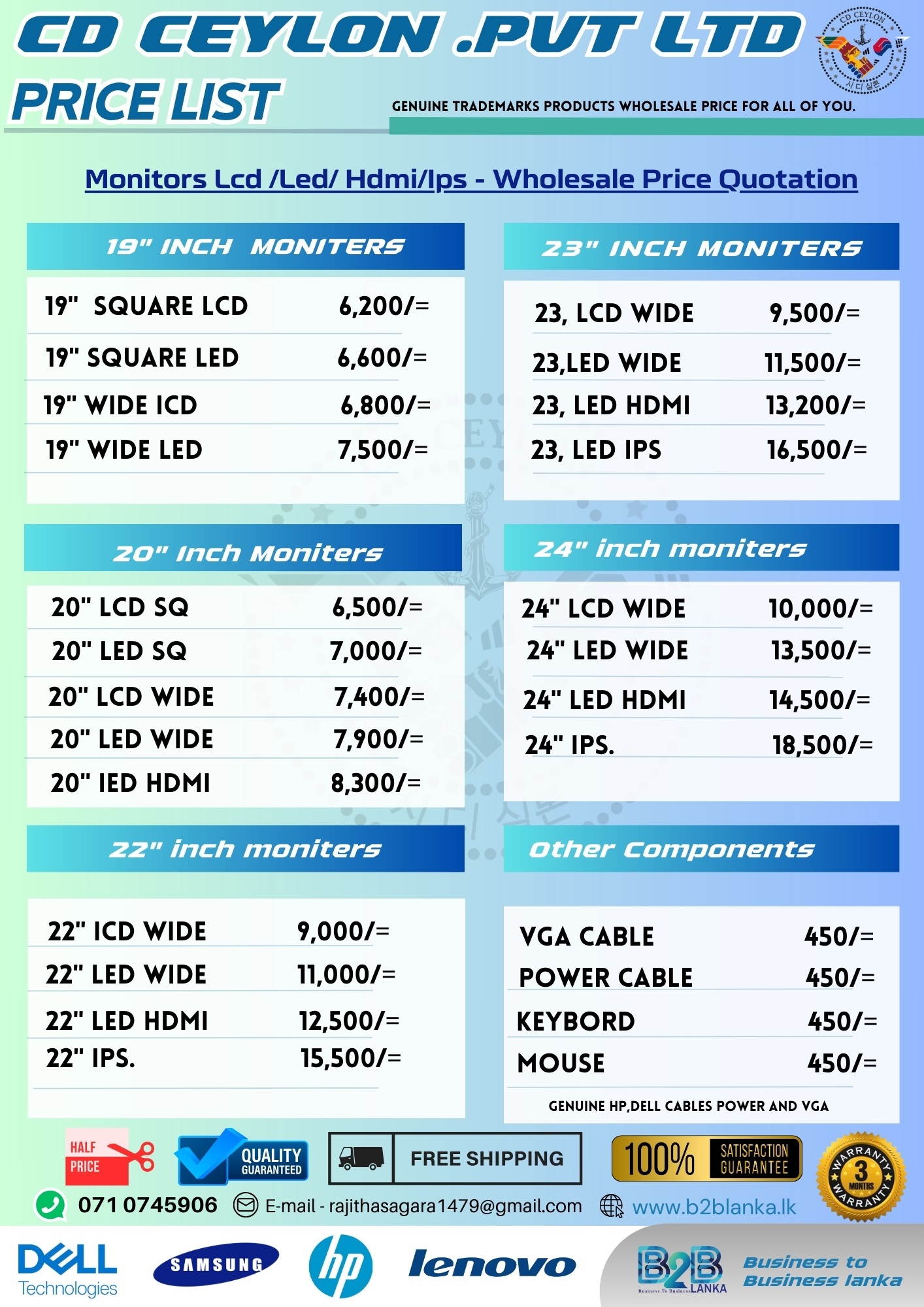 Service Price List (1)